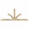Ekena Millwork Richland Rough Sawn Timber Gable Bracket, Douglas Fir, 72"W x 30"H x 2"D x 4"F, 10/12 Pitch GBW072X30X0204RIC00RDF - alternate 1
